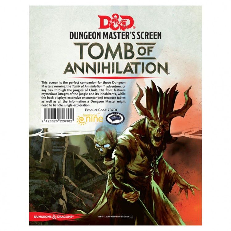 Dungeons &amp; Dragons Tomb of Annihilation DM Screen