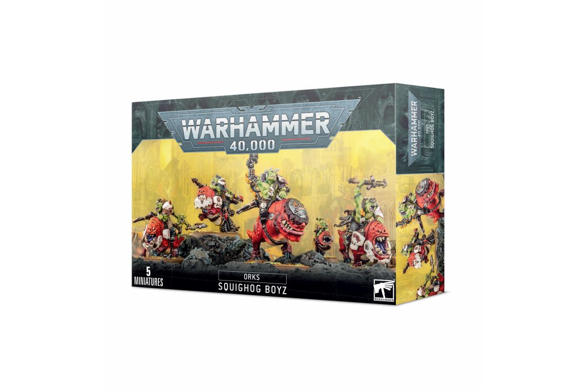 50-54 Warhammer 40,000 Orks: Squighog Boyz