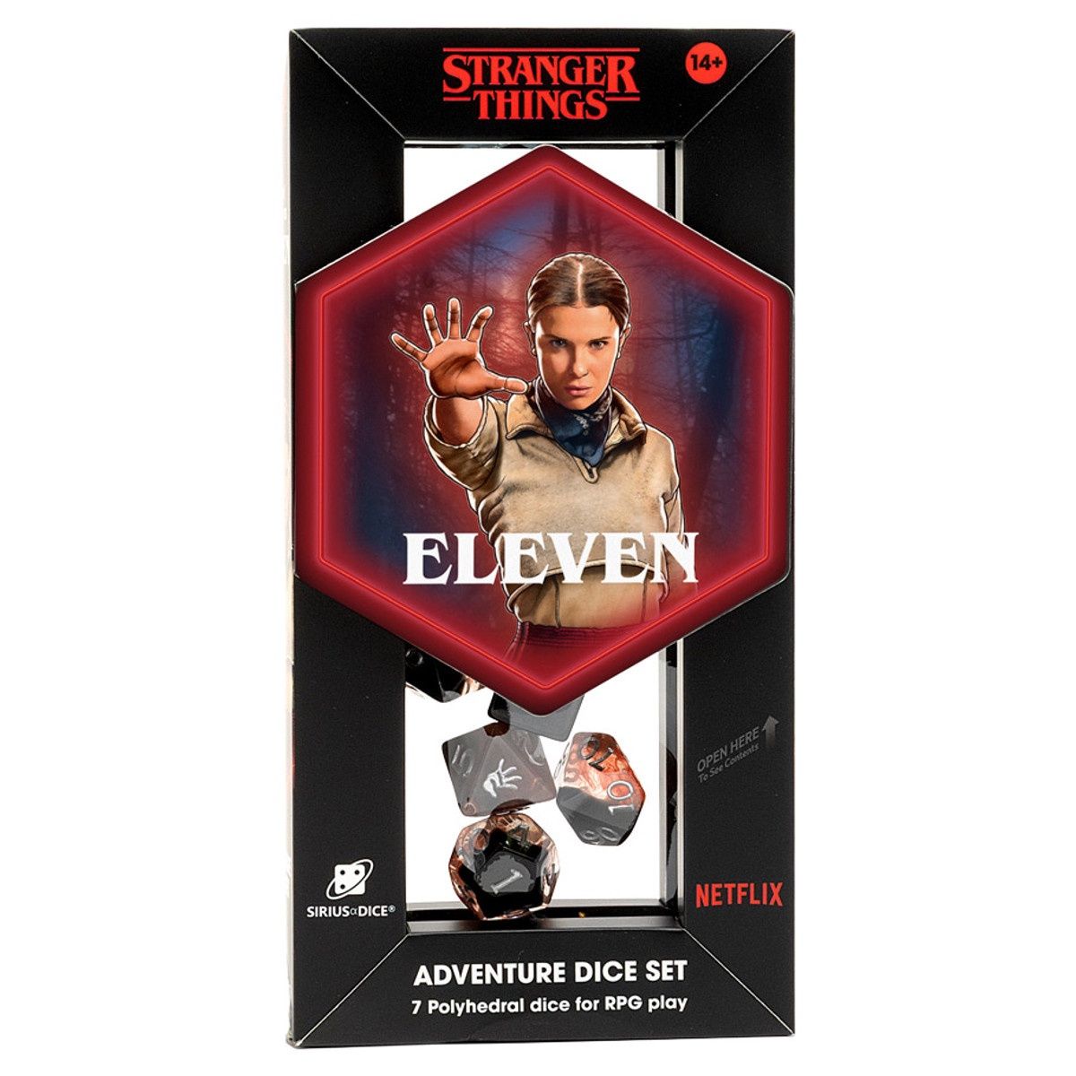 Stranger Things Dice &amp; Accessories Adventure Dice Set - Eleven