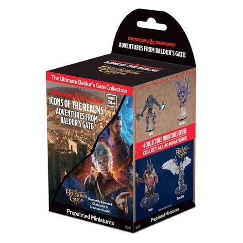 D&amp;D Icons of the Realms: Adventures from Baldur's Gate Single Booster | Dungeons and Dragons Figures | Pre-Painted | Blind Box