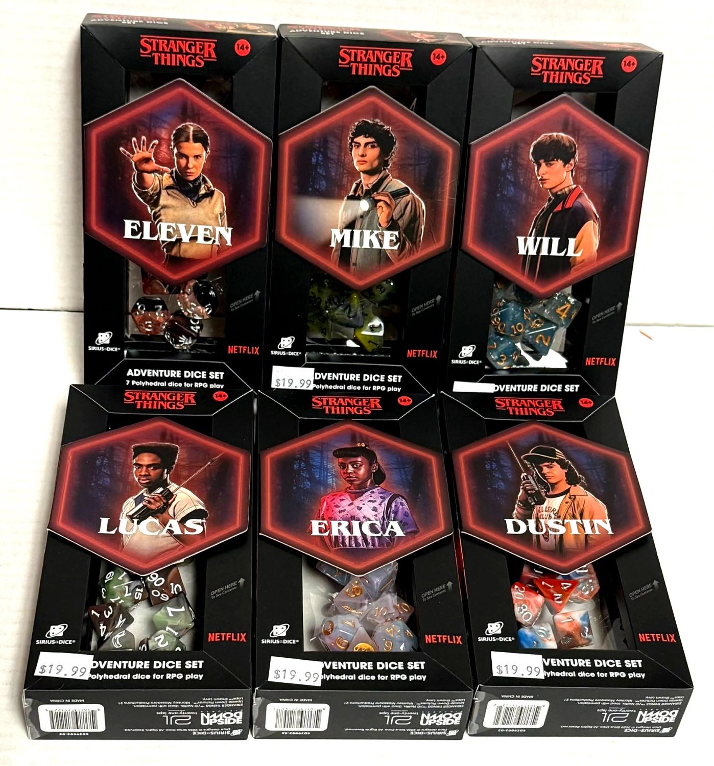 Stranger Things Dice &amp; Accessories Adventure Dice Set - Erica