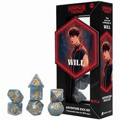Stranger Things Dice &amp; Accessories Adventure Dice Set - Will