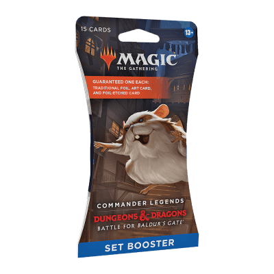 Magic: the Gathering D&amp;D Battle for Baldur S Gate Commander Legends Set Booster PACK