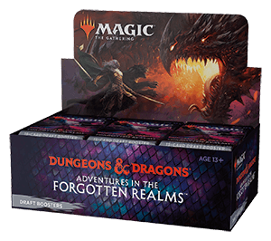 Magic: the Gathering Adventures in the Forgotten Realms Draft Booster Box | 36 Packs 540 Magic Cards