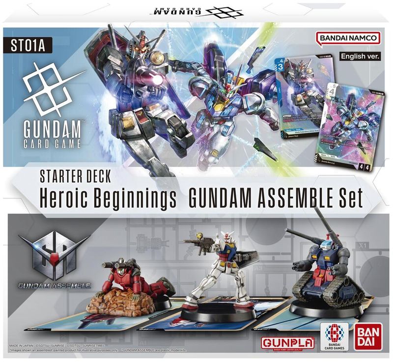 Gundam Card Game Start Deck Assemble Set Heroic Beginnings