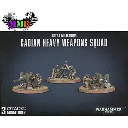 Warhammer 40,000 Citadel Astra Militarum Cadian Heavy Weapon Squad