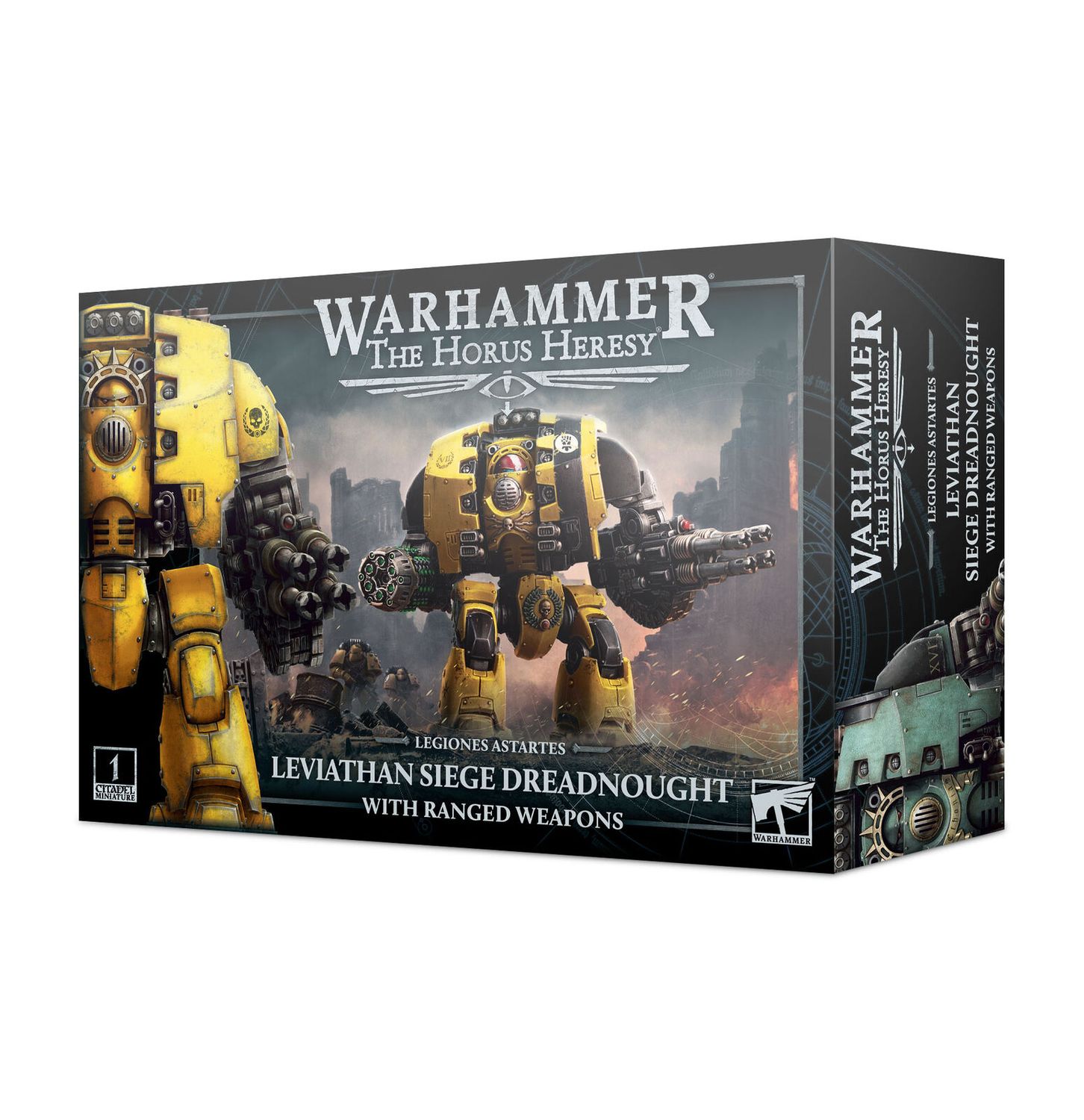 31-28 Warhammer The Horus Heresy Leviathan Siege Dreadnought with Ranged Weapons