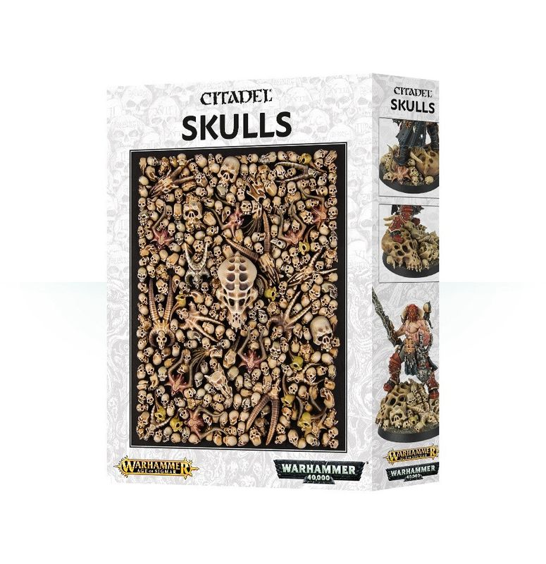 64-29 Warhammer Fantasy / Age of Sigmar / 40,000 Citadel Skulls