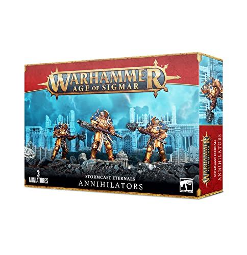 96-55 Warhammer Age of Sigmar: Set of 3 56-piece Figurines - Stormcast Eternals Annihilators