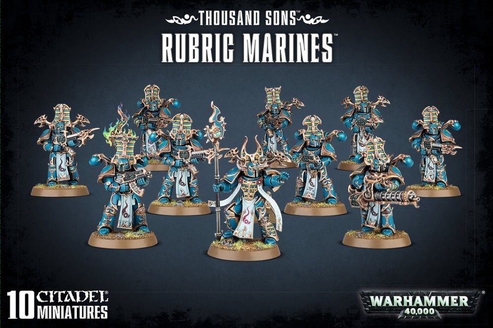 Warhammer 40,000 - Thousand Sons Marines Rubric