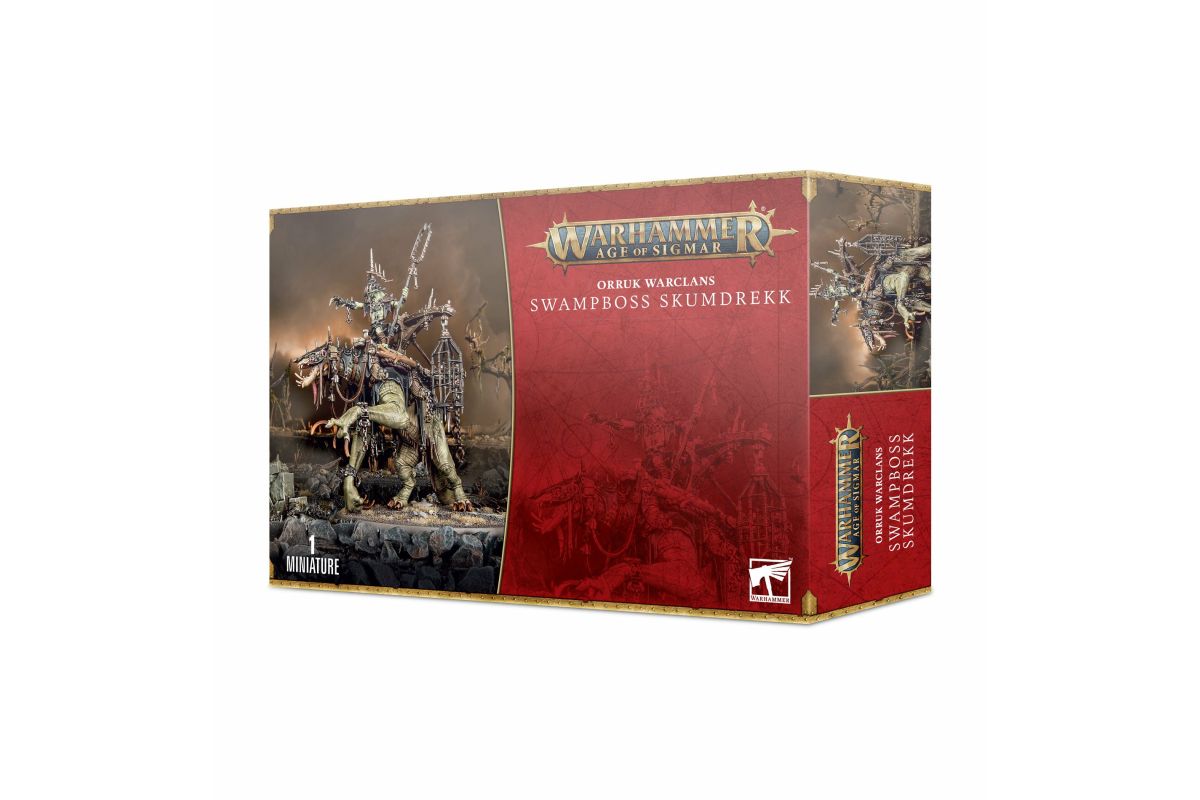 89-69 Warhammer Age of Sigmar: Swampboss Skumdrekk Miniature