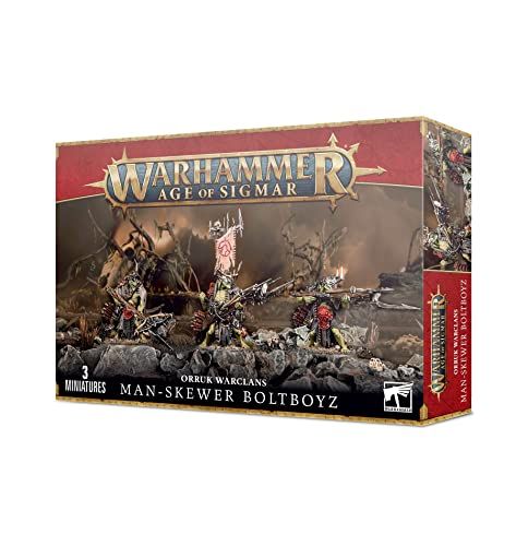 89-67 Warhammer: Age of Sigmar - Orruk Warclans Man-Skewer Boltboyz