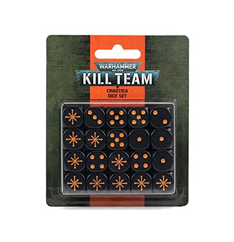 102-81 Warhammer 40,000: Kill Team Chaotica Dice Set