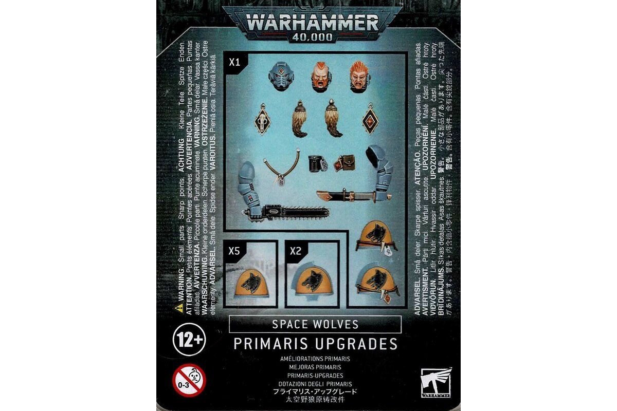 Warhammer 40,000: Space Marines - Space Wolves: Primaris Upgrades