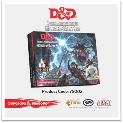 The Army Painter Dungeons and Dragons - Nolzur S Mervelous Pigments - Monsters Paint Set