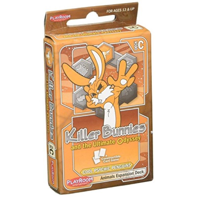 Playroom Entertainment Orange Deck C- Animals Expansion Cool Psychic Penguins New