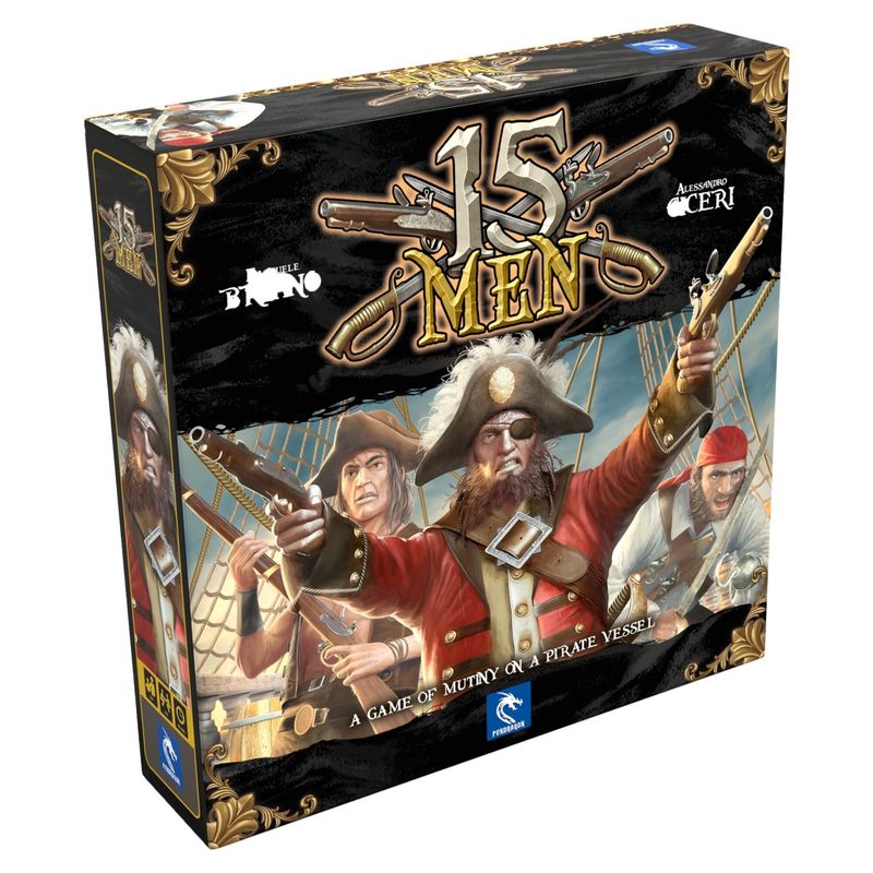 15 Men Strategy Board Game