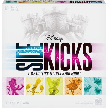 Disney Sidekicks Cooperative Strategy Board Game with Custom Sculpted Figures for Families Adults and Kids Ages 8 and up