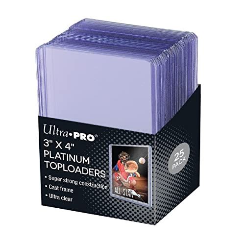 3" X 4" Ultra Clear Platinum Toploaders 25-Count Pack