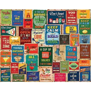 Words of Wisdom - 1000 Piece Jigsaw Puzzle