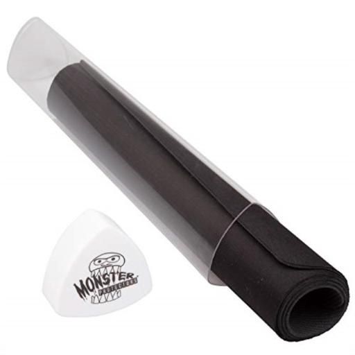 Monster Protectors Prism-Shaped Game Mat Tube (White)- Won T Roll Off Surface and Easy in and Out Design