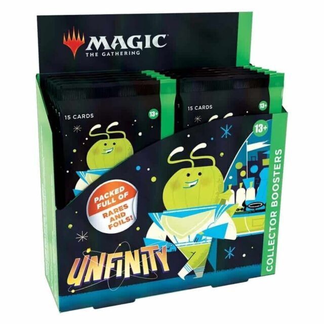 Magic: The Gathering Unfinity Collector Booster Box | 12 Packs + Box Topper (181 Magic Cards)