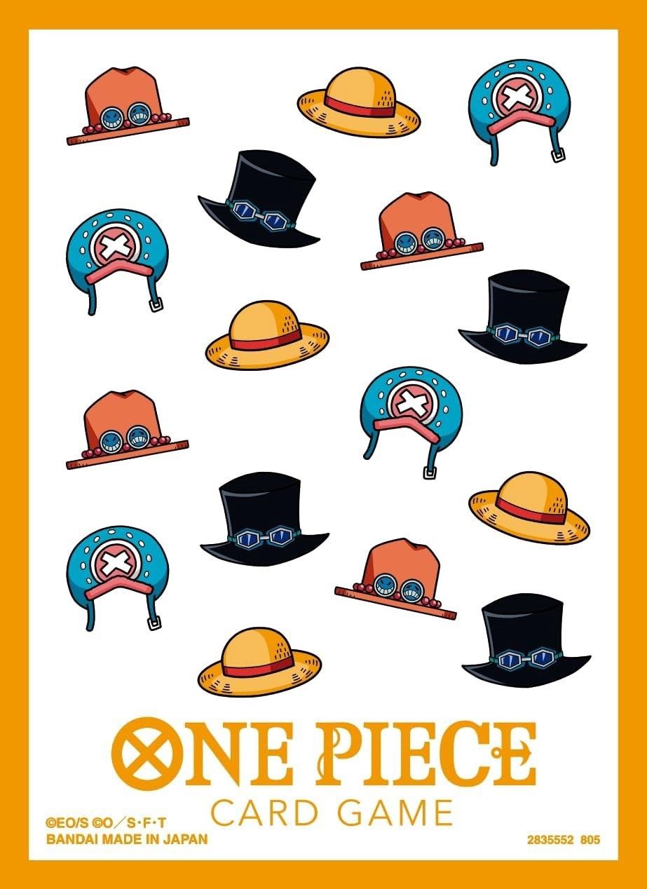 One Piece TCG: Official Card Sleeves 13 Hat Patterns