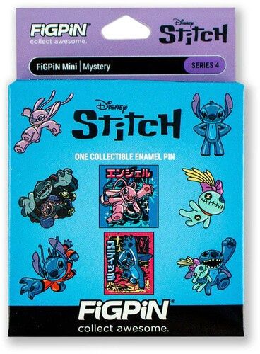 PopMarket - FiGPiN - Mystery Mini Pin - Lilo &amp; Stitch - Series 4 - 1 Pin - Collectibles
