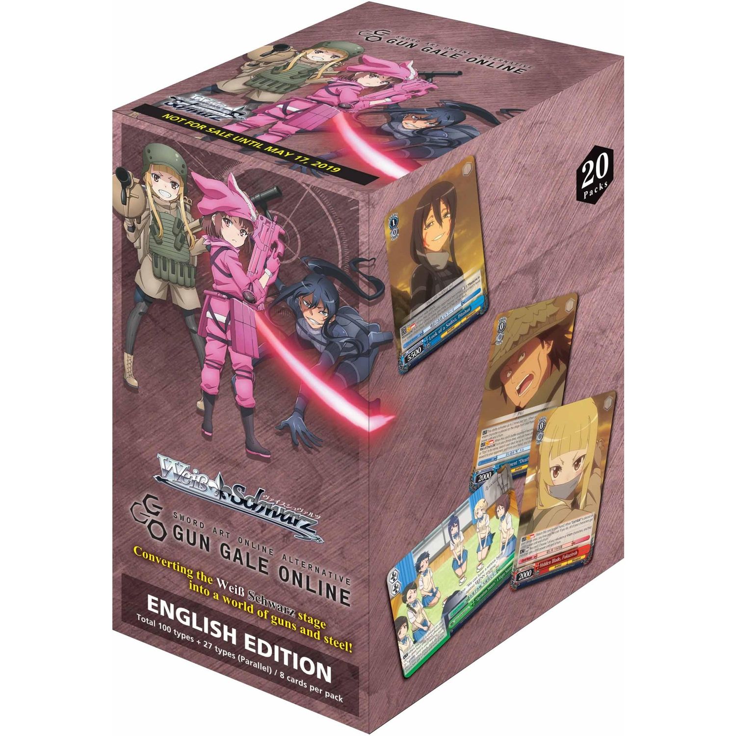 Weiss Schwarz TCG: SAO Alternative Gun Gale Online Booster Box