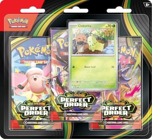 Pokemon TCG: Mega Evolutions - Perfect Order 3 Pack Blister