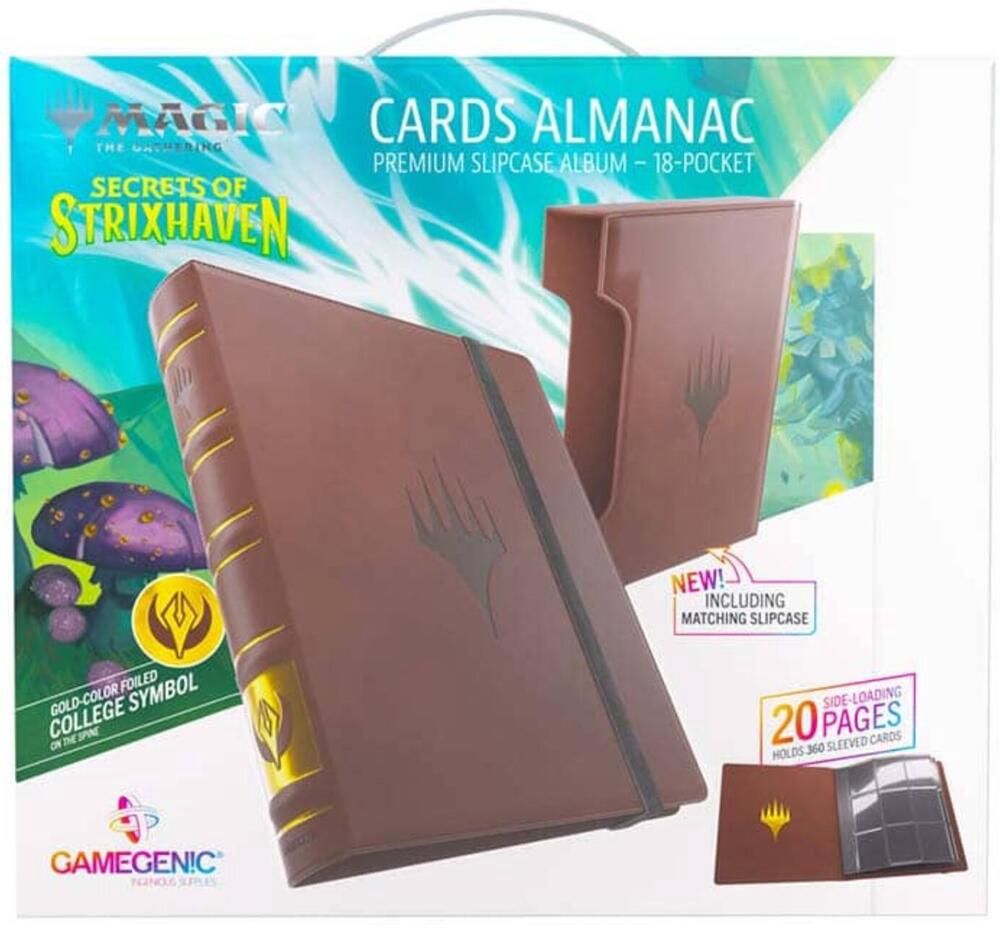 Magic: The Gathering Cards Almanac Premium Slipcase Binder 18-Pocket - Silverquill