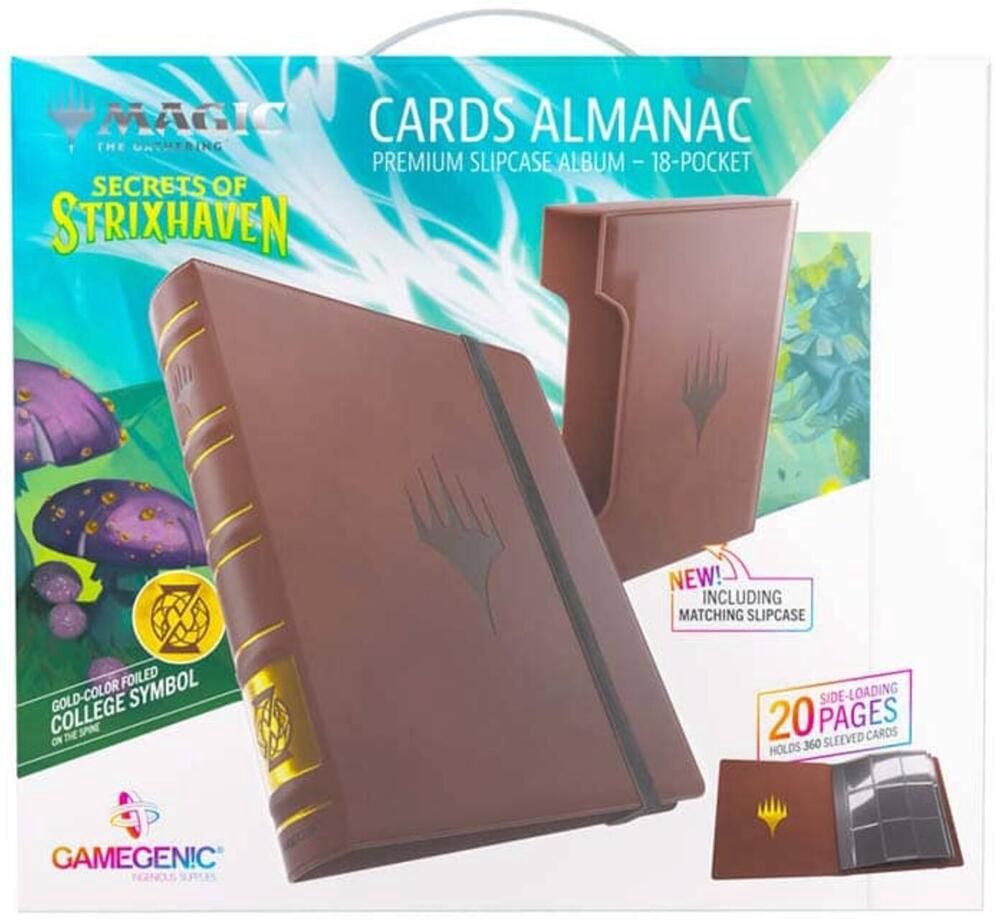 Magic: The Gathering Cards Almanac Premium Slipcase Binder 18-Pocket - Quandrix