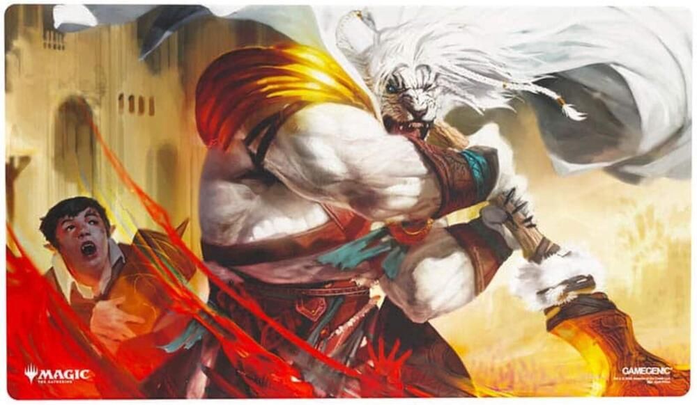 Magic: the Gathering Secrets of Strixhaven Prime Playmat - Ajani's Response