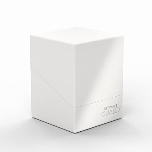 Ultimate Guard Boulder Solid 100+ Deck Case for 100 Double-Sleeved TCG Cards White