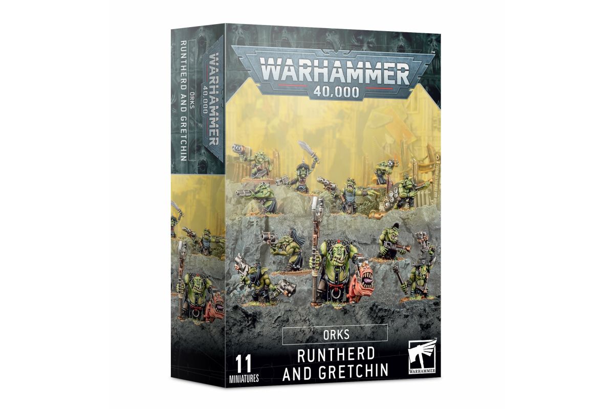 50-16 Warhammer 40,000 - Orks Runtherd and Gretchin