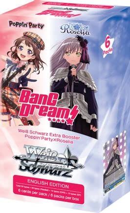 Weiss Schwarz: Poppin Party X Roselia Extra Booster Box [6 Packs]