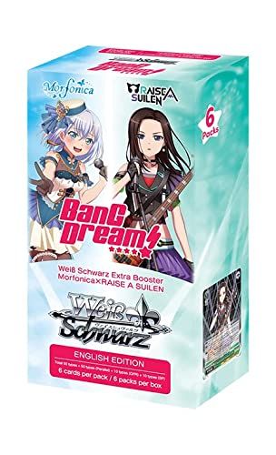Weiss Schwarz TCG: Bang Dream X Morforica X Raise A Suilen Booster Box [6 Packs]