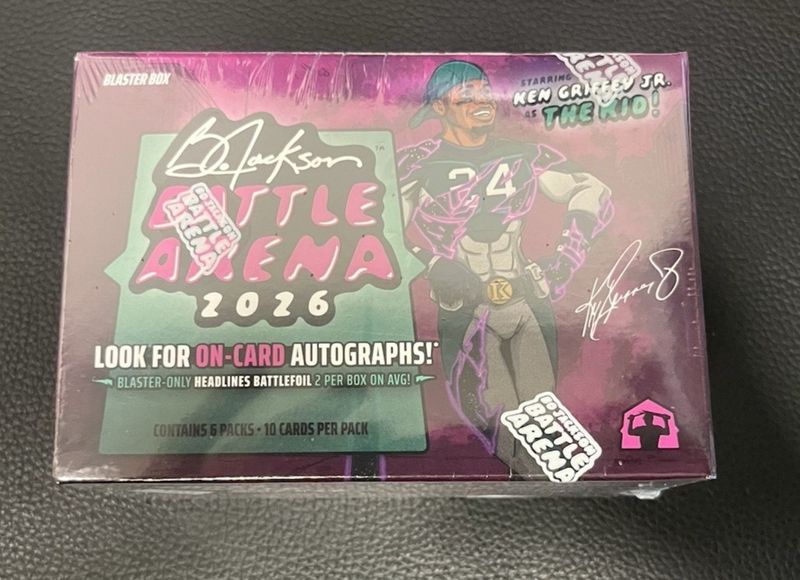 Bo Jackson Battle Arena Blaster Box Trading Card Game