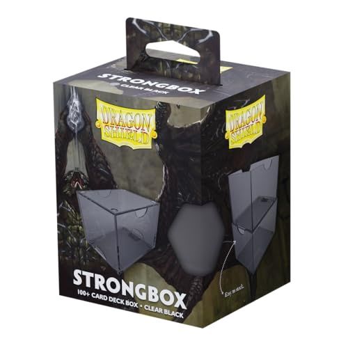 Dragon Shield Strongbox Deck Box Clear Black