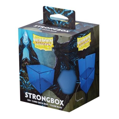 Dragon Shield Strongbox Deck Box Clear Blue