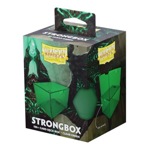 Dragon Shield Strongbox Deck Box Clear Green