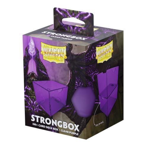 Dragon Shield Strongbox Deck Box Clear Purple