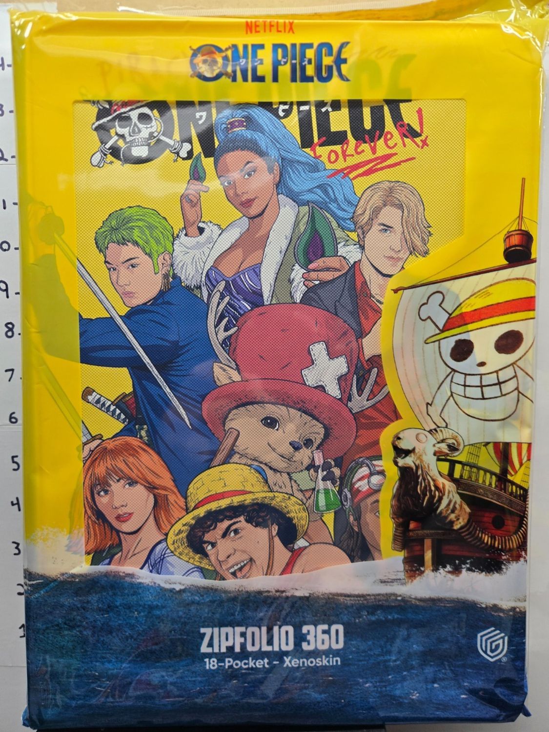 One Piece Zipfolio 360 18-Pocket - Crew