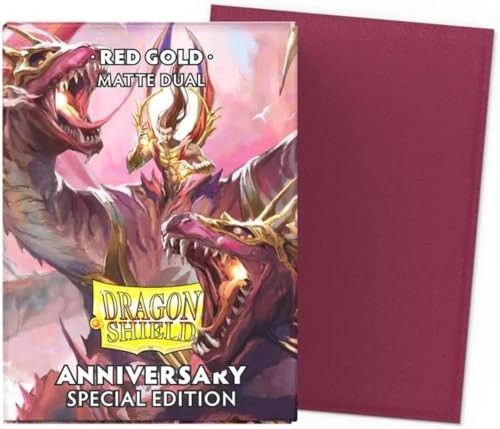 Dragon Shield: Matte -  Pomegranate &amp; Gold