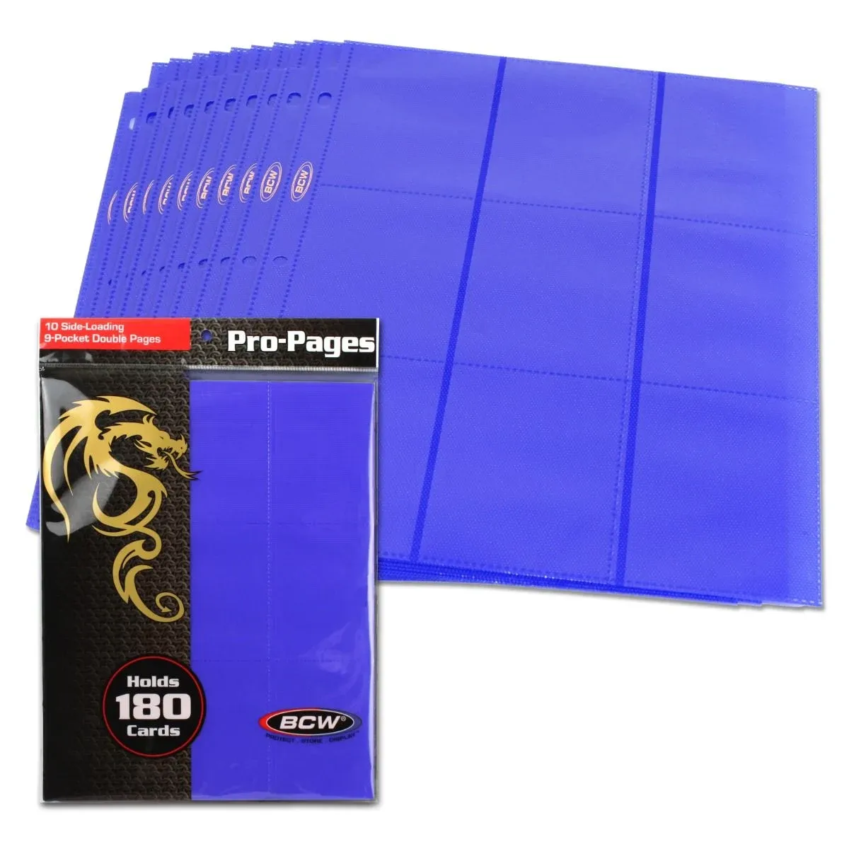 Spectrum Side Loading 18-Pocket Pro Pages - Blue