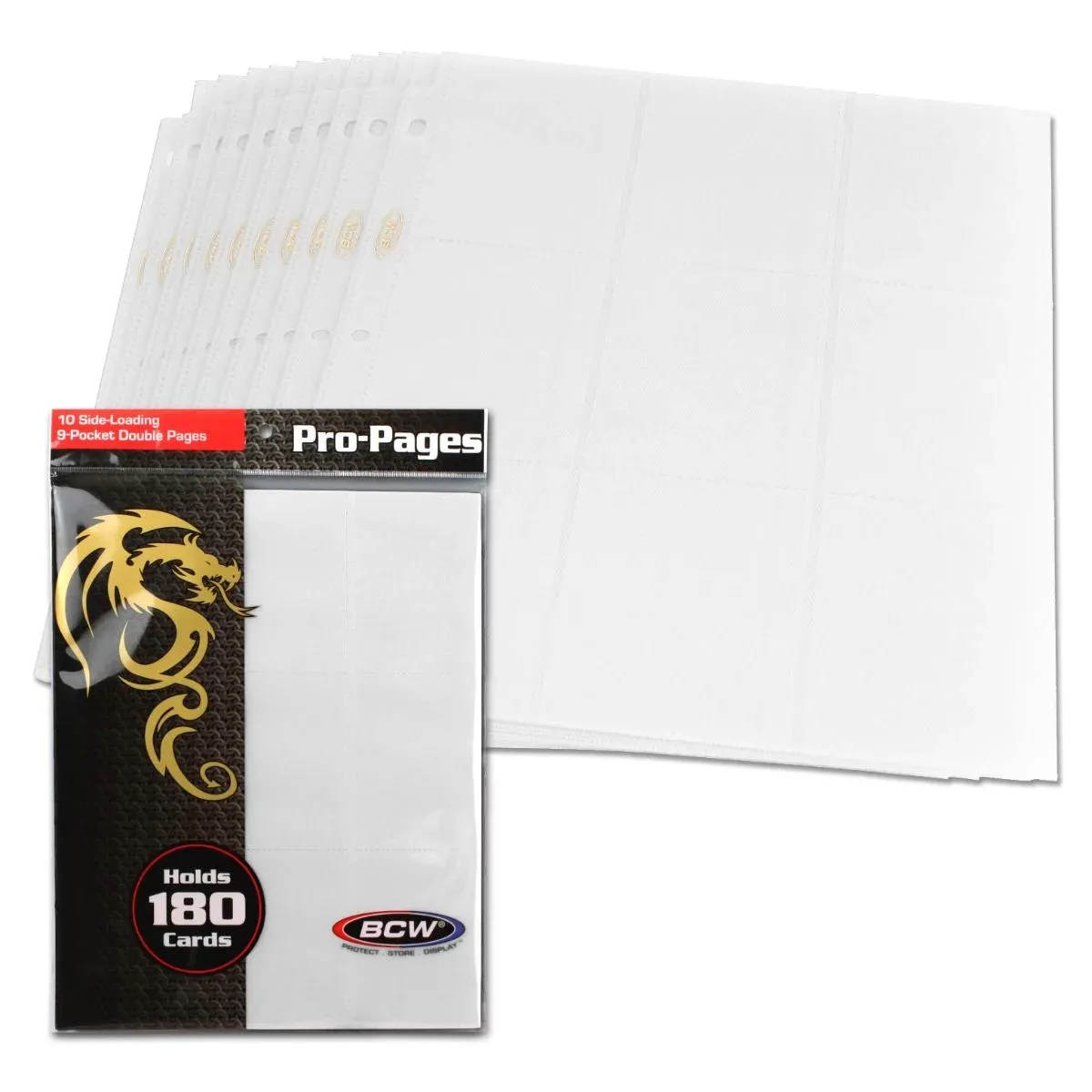 Spectrum Side Loading 18-Pocket Pro Pages - White