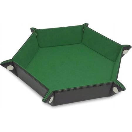 BCW Hexagon Dice Tray - Green