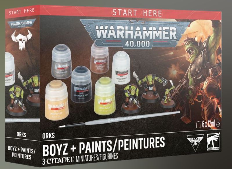 60-05 Warhammer 40,000: Orks - Boyz + Paints