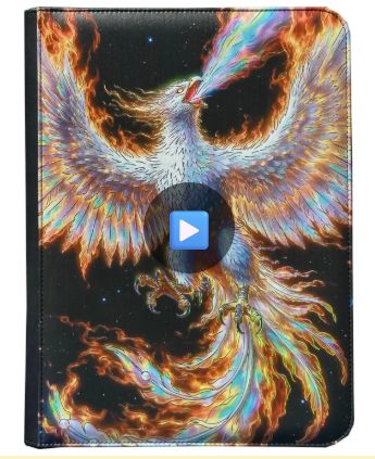 Maggot Labs Phoenix Eternal 9-Pocket Zippered Binder