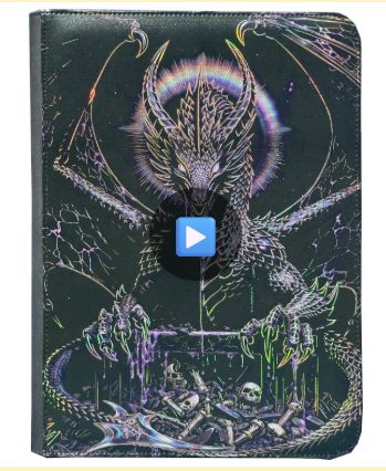 Maggot Labs Nyxveil the Void Eater 9-Pocket Zippered Binder